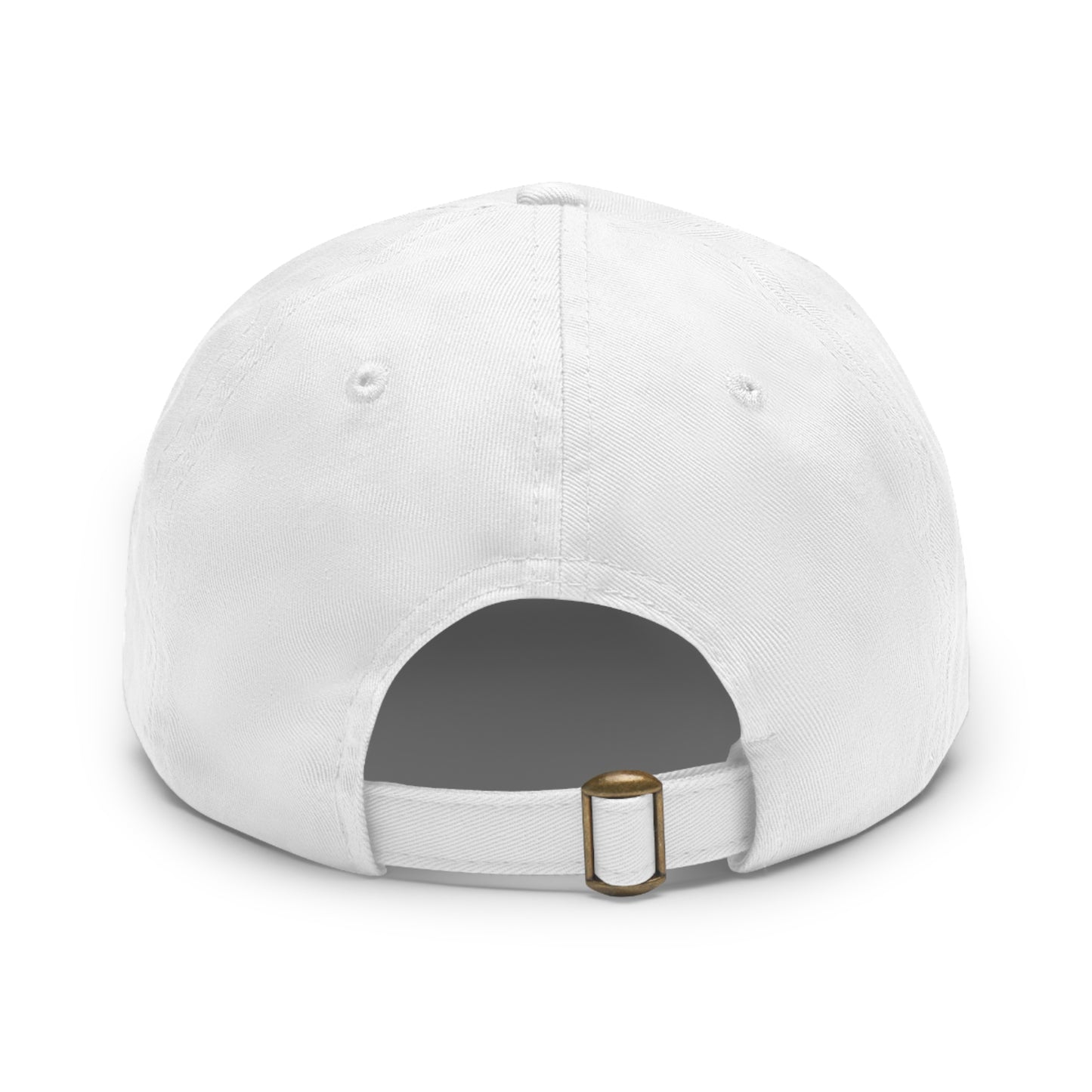 Colored Classic Logo Dad Hat with Leather Patch (Round)