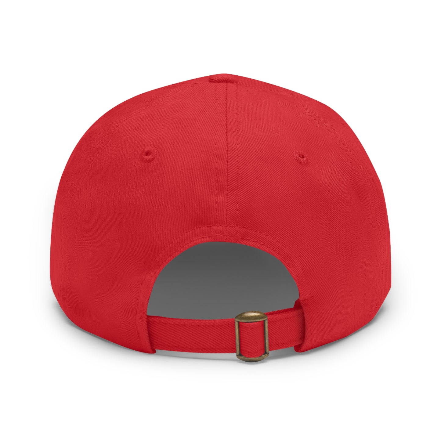 Colored Classic Logo Dad Hat with Leather Patch (Round)