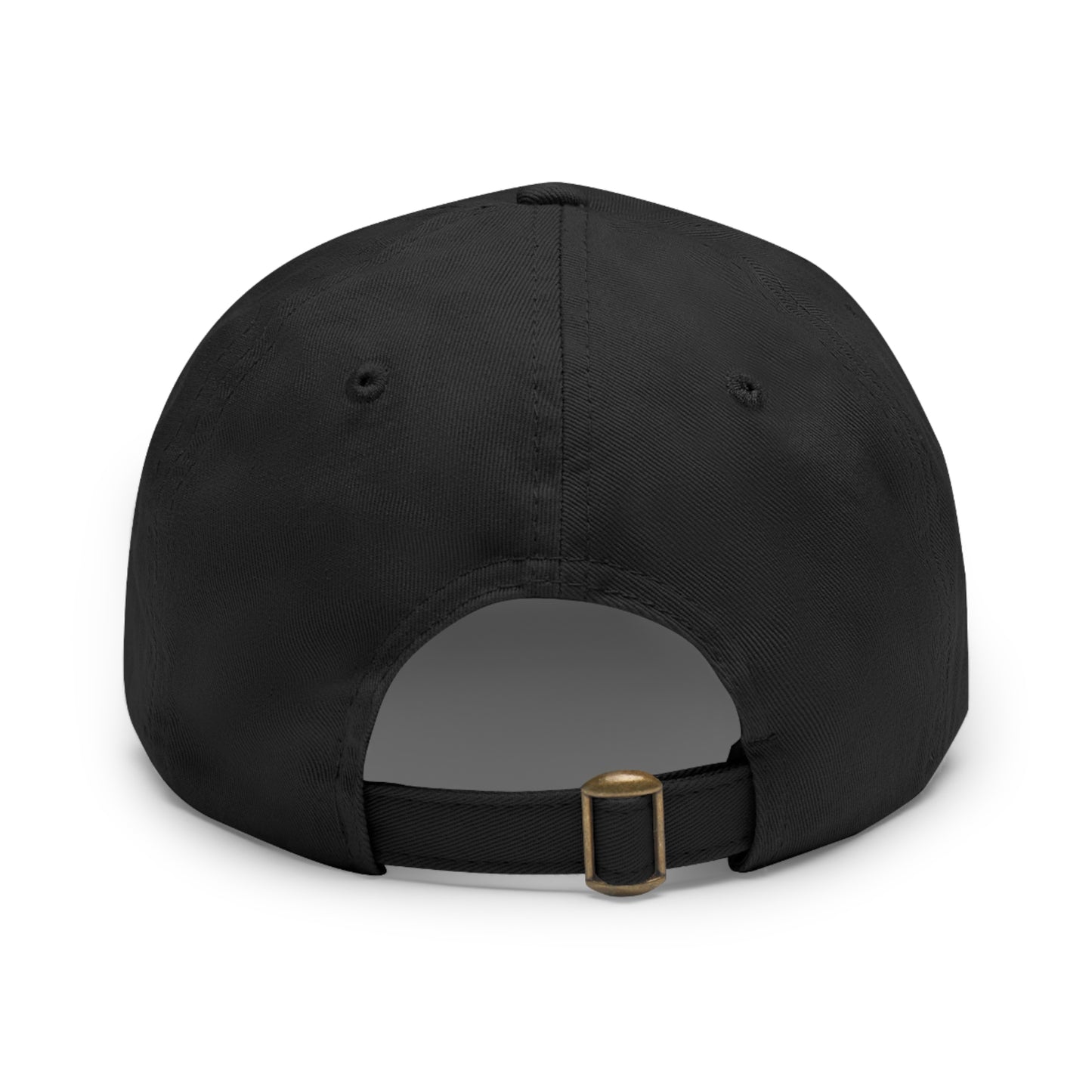 Colored Classic Logo Dad Hat with Leather Patch (Round)