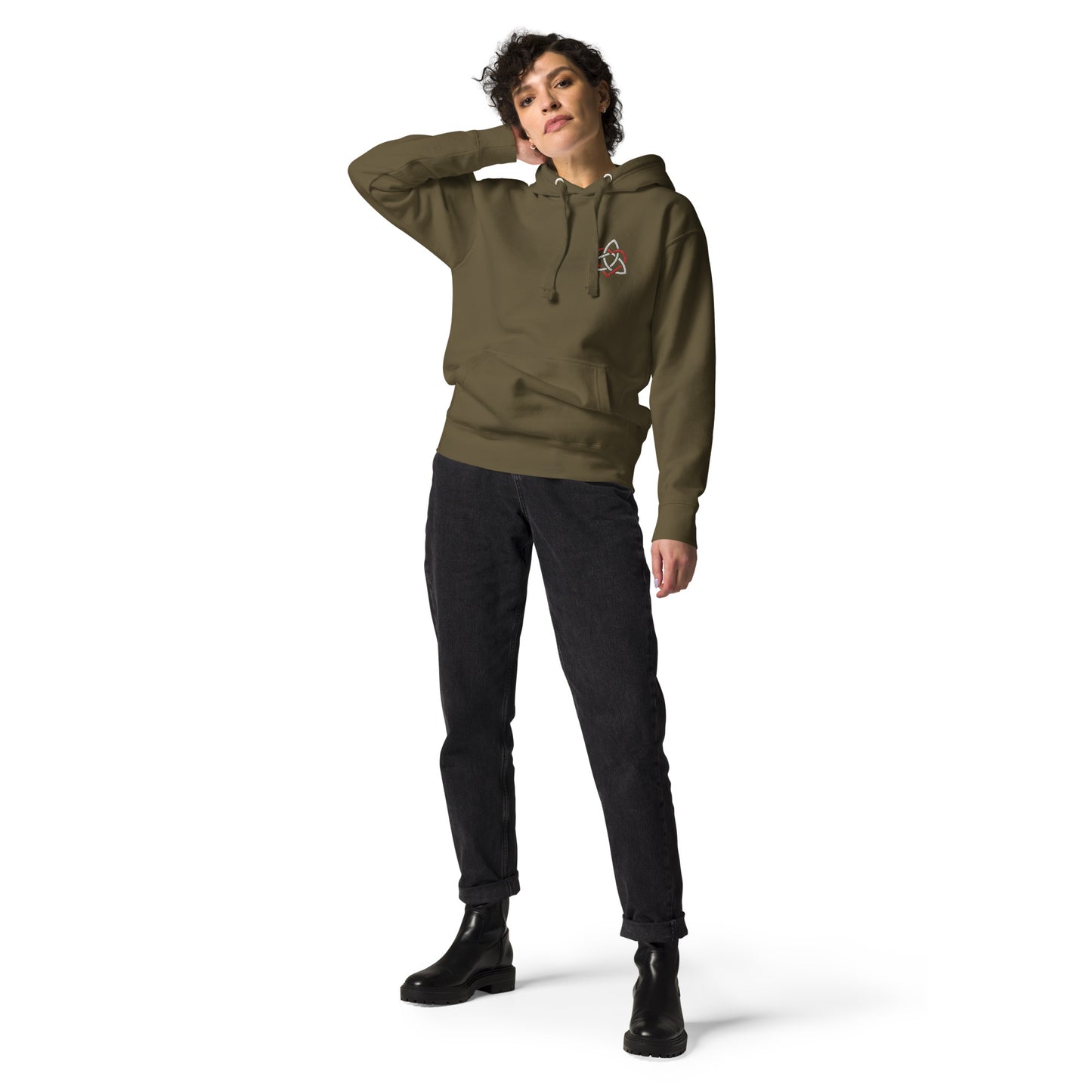 Colored Classic Logo Premium Hoodie